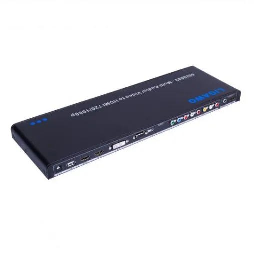 Multitalent: Mit 8 Eingängen lässt der Ligawo 6526663 8 zu 1 HDMI-Konverter keine Wünsche offen Bild: Multitalent: Mit 8 Eingängen lässt der Ligawo 6526663 8 zu 1 HDMI-Konverter keine Wünsche offen