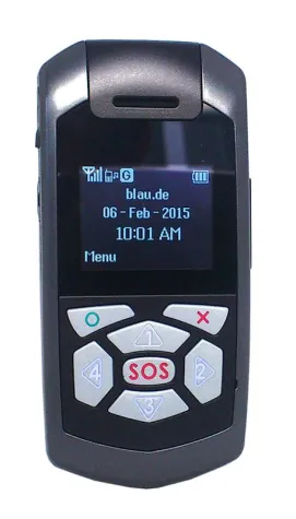 Neues Notruftelefon mit speziell entwickeltem GPS-Portal von TiProNet Bild: Neues Notruftelefon mit speziell entwickeltem GPS-Portal von TiProNet