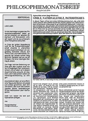 Bild: Kostenloser Monatsbrief für Philosophie: Ausgabe Juli jetzt erhältlich
