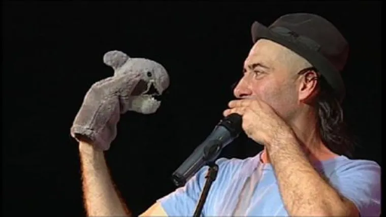 Bild: Fil & Sharkey beim Cartoonair am Meer in Prerow