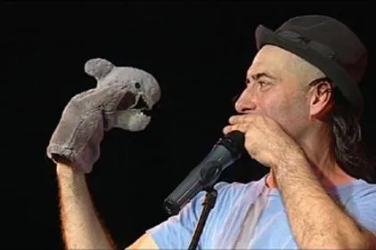 Bild: Fil & Sharkey beim Cartoonair am Meer in Prerow