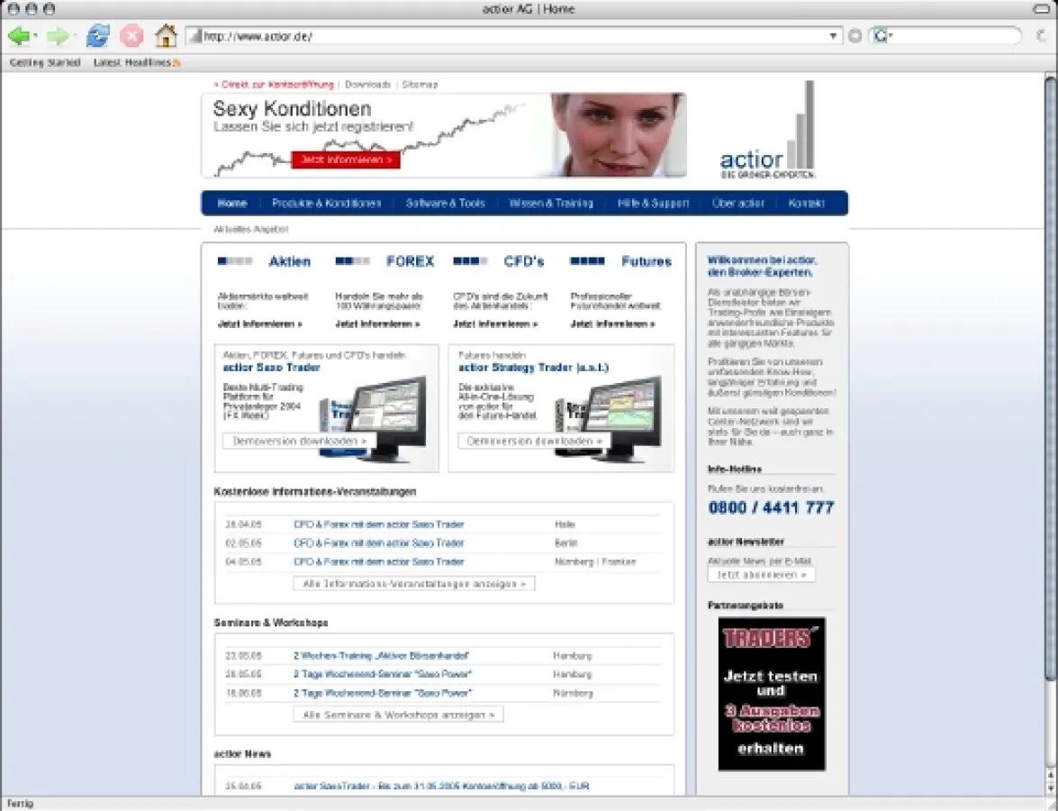 actiors neue Website