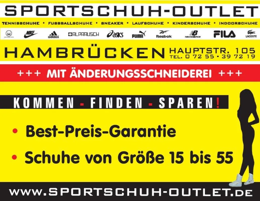Sportschuh-Outlet mit Best-Preis-Garantie