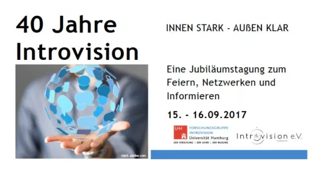 Bild: INNEN STARK – AUSSEN KLAR. 40 Jahre Introvision: Einladung zur Jubiläumstagung in Hamburg am 15./16.9.2017.