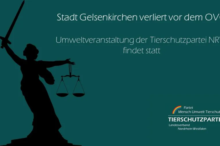 Einstweilige Verfügung gegen Stadt Gelsenkirchen - Tierschutzpartei gewinnt vor Gericht Bild: Einstweilige Verfügung gegen Stadt Gelsenkirchen - Tierschutzpartei gewinnt vor Gericht