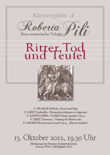 Bild: Ritter, Tod und Teufel - Eine romantische Trilogie - Roberta Pili, Klavier
