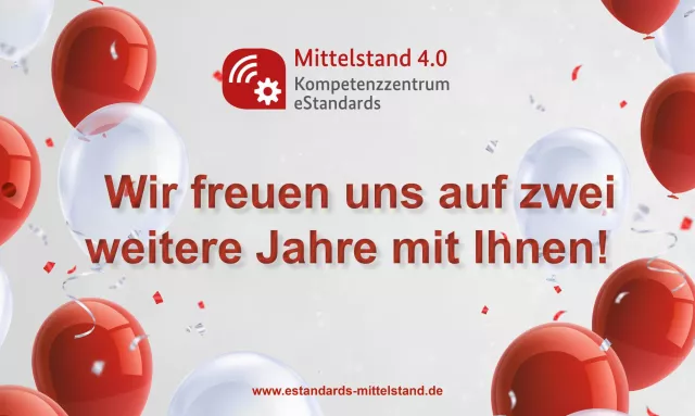 Bild: Gute Nachrichten: Mittelstand 4.0-Kompetenzzentrum eStandards geht ab August in die zweite Runde
