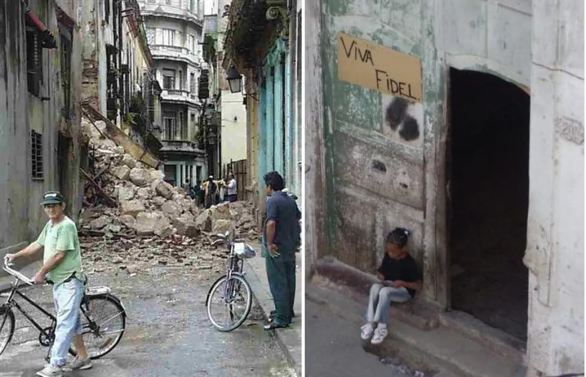 Armenviertel 'Cambute' in San Miguel del Padron in Havanna/Kuba