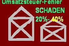 Bild: Haftung für Fehler bei Umsatzsteuer – Eigentümer, Verwalter und Banken: Schadens-Größenordnung 20% bis 40%
