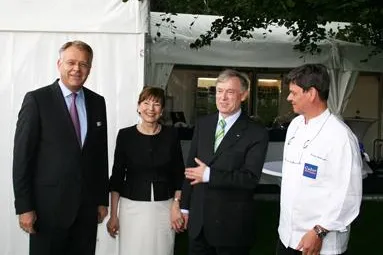 Bild: Gubor beim Sommerfest des Bundespräsidenten