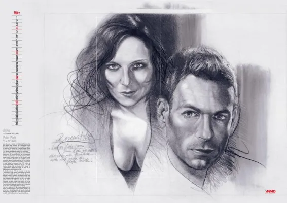 Bild: Dieter Thomas Heck präsentiert Kunstkalender "Pop-Ikonen" zugunsten der Deutschen Welthungerhilfe