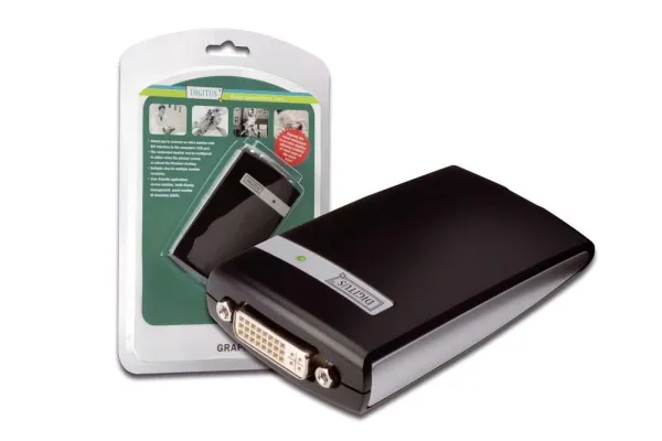 Bild: Mit USB Grafikadapter von DIGITUS® den Desktop um einen zweiten Monitor erweitern