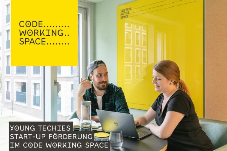 CODE WORKING SPACE fördert Start-ups aus der Hamburger Tech-Szene Bild: CODE WORKING SPACE fördert Start-ups aus der Hamburger Tech-Szene