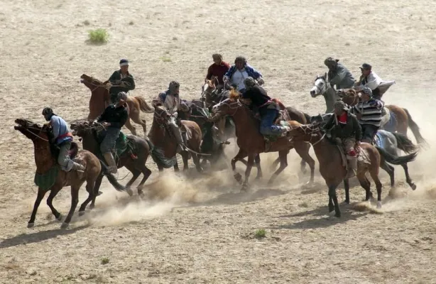 Bild: Frühlingsfest in Usbekistan