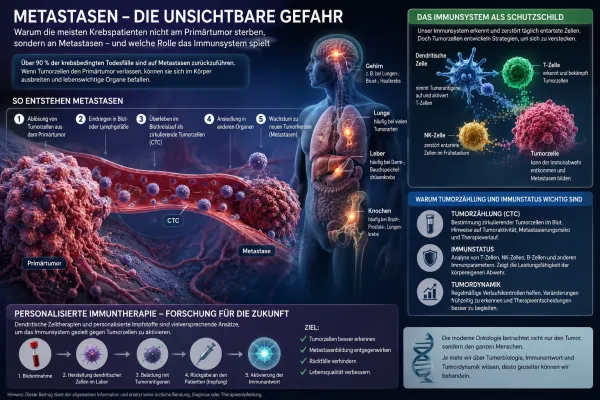 Bild: Metastasen: Warum das Immunsystem im Kampf gegen Krebs eine entscheidende Rolle spielt