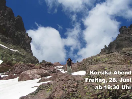 Bild: Korsika-Abend - ein Abend im Zeichen der vertikalen Insel