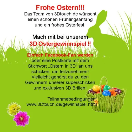 Bild: 3D Brillen Ostergewinnspiel gestartet