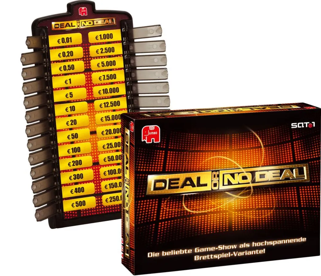 JUMBO Spiele bringt das Brettspiel zur Sat.1-Spielshow auf den Markt: Deal or no Deal