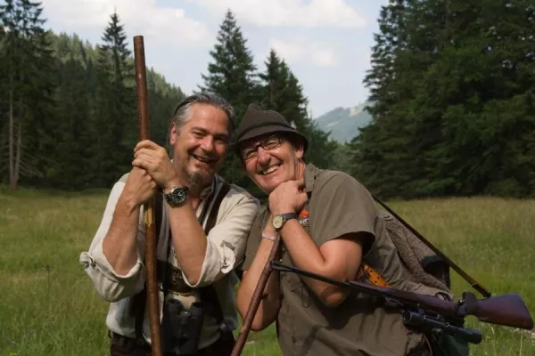 Bild: „Kochprofi“ Frank Oehler besucht Moorhütte in Oberjoch zum Fotoshooting