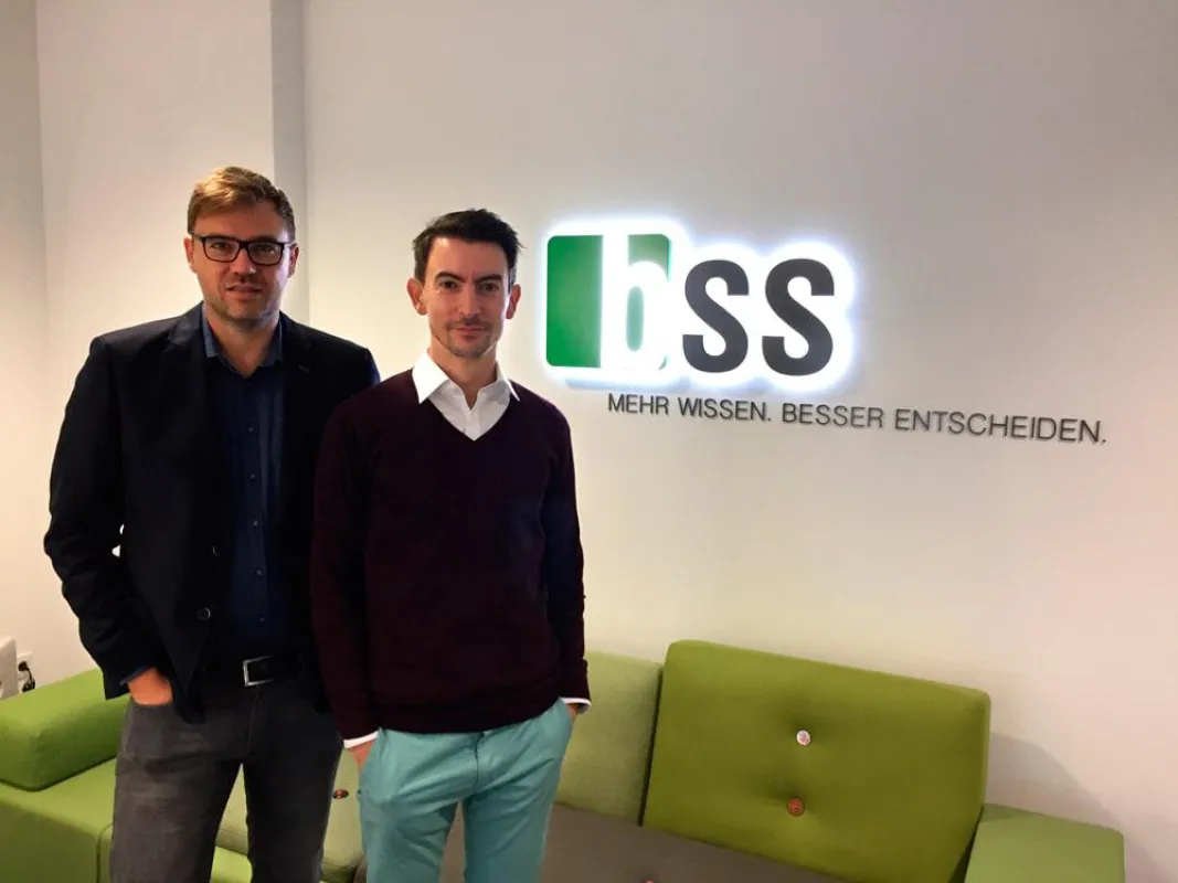 Links: Thomas Herbst, ehemaliger Geschäftsführer. Rechts: Christian Wittrich, neuer Geschäftsführer.