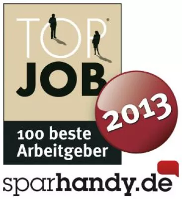 Bild: Top Job: Die Sparhandy GmbH wurde zu den 100 besten Arbeitgebern in Deutschland gewählt