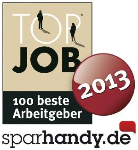 Bild: Top Job: Die Sparhandy GmbH wurde zu den 100 besten Arbeitgebern in Deutschland gewählt