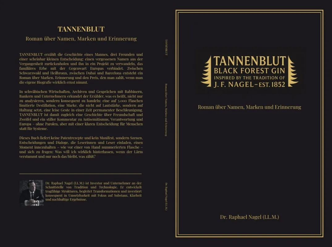 Tannenblut Black Forest Gin J.F. Nagel -EST.1852 Dr. Raphael Nagel (LL.M.) (© Dr. Raphael Nagel (LL.M.))