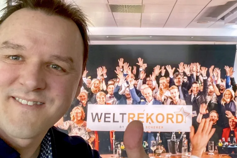 Weltrekord nach 60 Sekunden Bild: Weltrekord nach 60 Sekunden