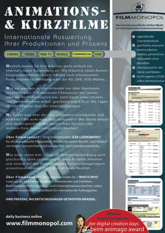 Filmmonopol® international film market bestätigt Kooperation mit Digital Production Bild: Filmmonopol® international film market bestätigt Kooperation mit Digital Production