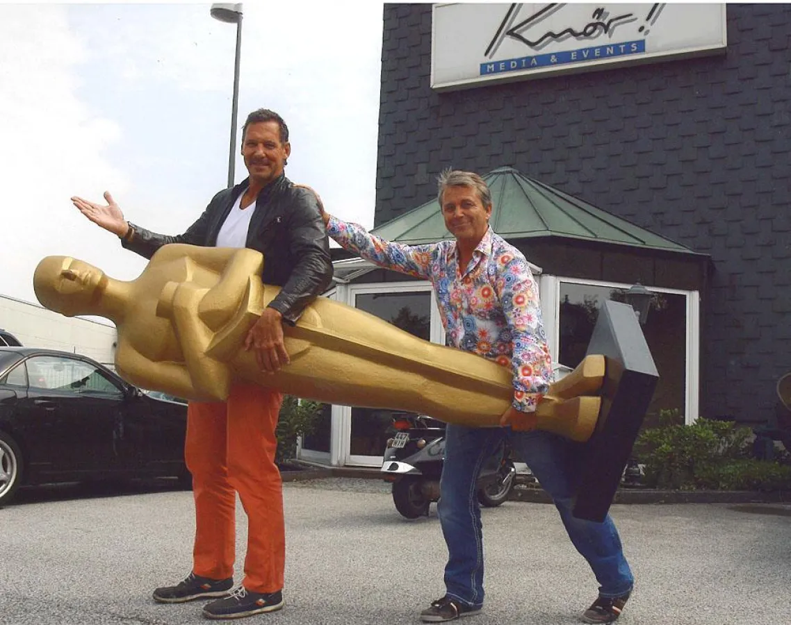 Ralf Möller traf sich bei Knör! Media & Events mit Manager Jens Knör