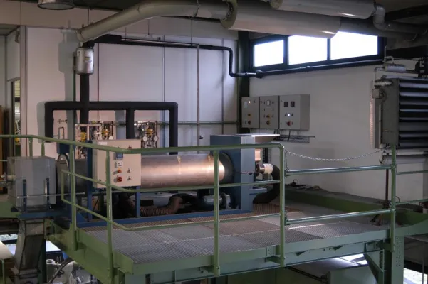 Bild: Probe aufs Exempel bei der Verbundstofftrennung - Kaltmahltechnikum mit neuem Drehrohrkühler