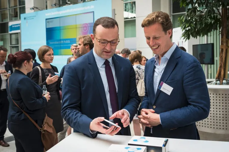 KENKOU: Digitales System zur Stress- und Herz-Kreislaufprävention im Bundesgesundheitsministerium präsentiert Bild: KENKOU: Digitales System zur Stress- und Herz-Kreislaufprävention im Bundesgesundheitsministerium präsentiert
