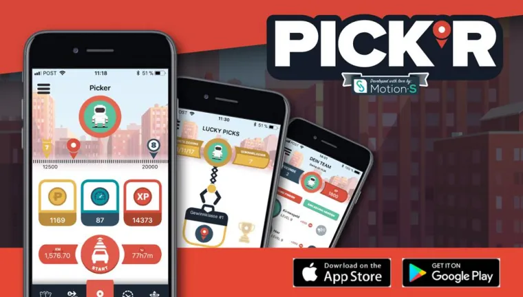 Bild: Motion-S freut sich, den offiziellen Launch von PICK’R ankündigen zu können!