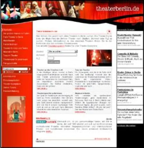 Theaterhauptstadt Berlin präsentiert sich auf neuem Internetportal Bild: Theaterhauptstadt Berlin präsentiert sich auf neuem Internetportal
