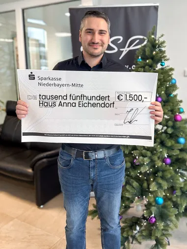 Bild: CSP GmbH & Co. KG setzt Zeichen für soziales Engagement:  1.500 Euro Spende für das Haus ANNA Kinderhospiz