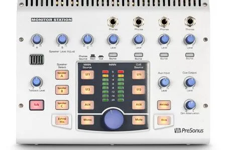 Bild: Die Presonus Monitor Station ist die perfekte Desktop-Tonregie-Zentrale