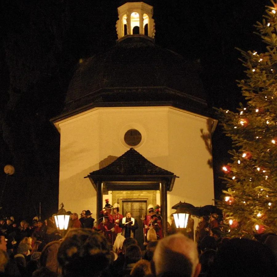 Stille Nacht Feier in Oberndorf bei Salzburg