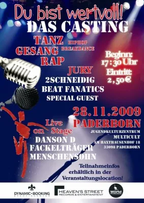 Bild: „Du bist wertvoll“-Casting-Tour 2009