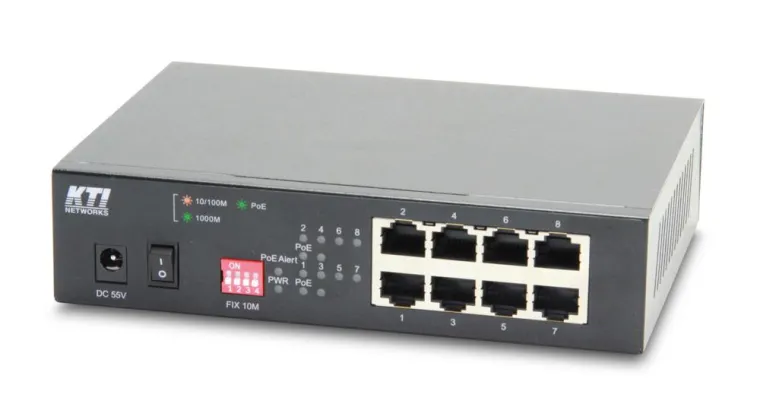 Desktop-Gigabit-Switch mit High-PoE Bild: Desktop-Gigabit-Switch mit High-PoE