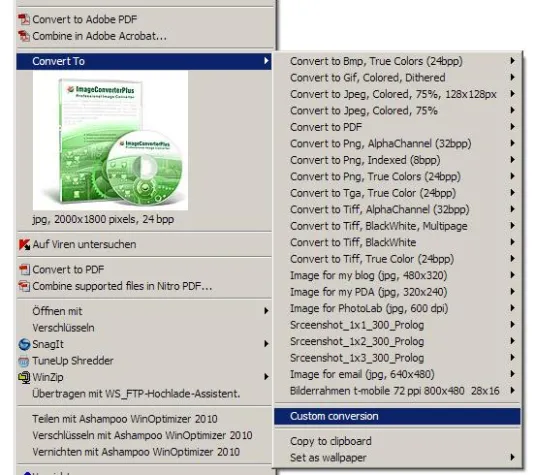 ImageConverter Plus 8 konvertiert beliebig große Dateien Bild: ImageConverter Plus 8 konvertiert beliebig große Dateien