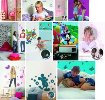 Bild: Vom Kinderzimmer zum Spielpalast - Effekt-Tapete statt Starschnitt