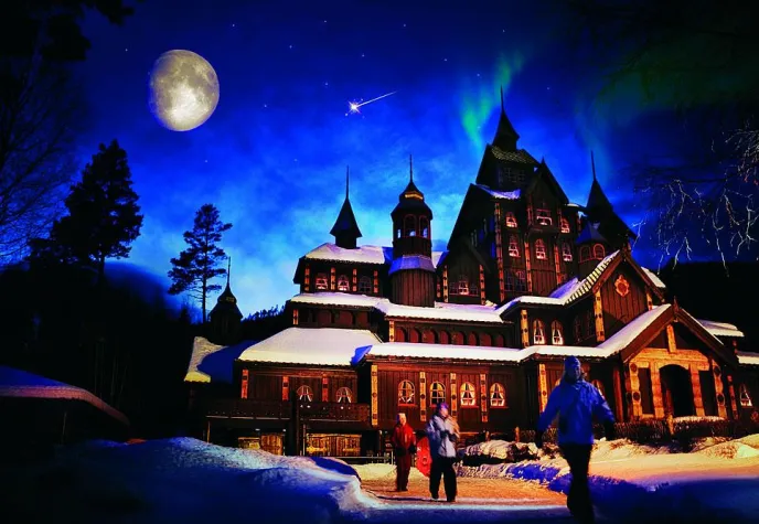 Bild: Eishochzeit in Lillehammer, Norwegen