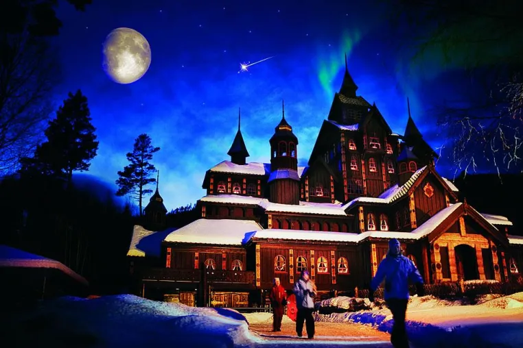 Bild: Eishochzeit in Lillehammer, Norwegen