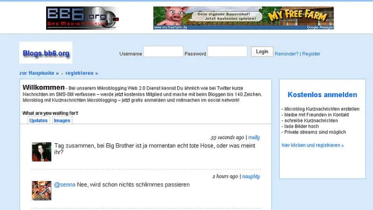 Bild: Microblogs als Web 2.0 Social Network nutzen