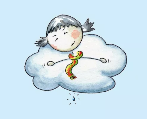 Bild: Die kleine Wolke lebt ihren Traum: Genderneutrales Kinderbuch begeistert in der zweiten Auflage