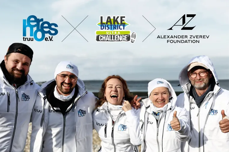 Bild: truu heroes laufen zugunsten der Alexander Zverev Foundation beim „Lake District Ultra Challenge 2024“