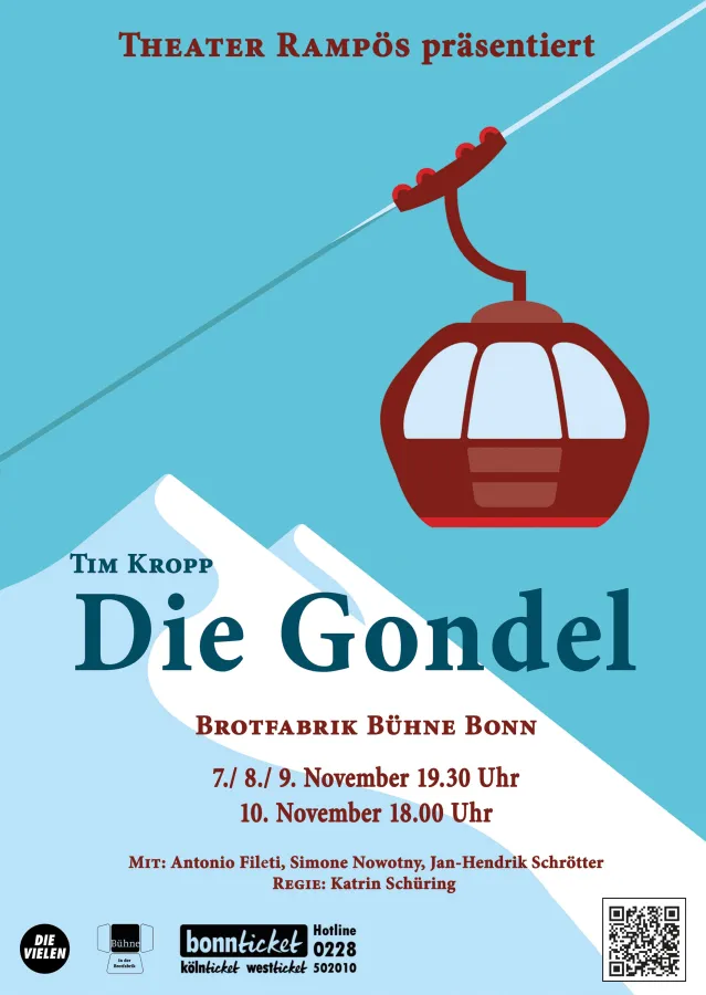 Theater Rampös präsentiert Die Gondel von Tim Kropp in der Brotfabrik Bonn (© Theater Rampös e.V.)