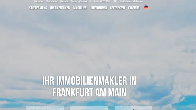 Bild: Immobilien Frankfurt: Lang Immobilien GmbH mit Marktkenntnis und Kundenorientierung