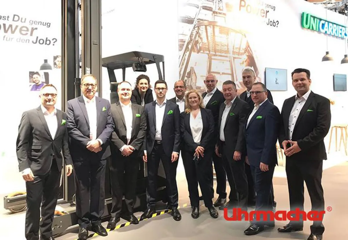 Gut zu tun: UniCarriers' Messeteam