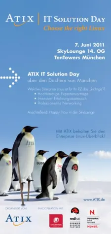 Bild: Hoch hinaus mit Linux – ATIX IT Solution Day am 07.06.2011